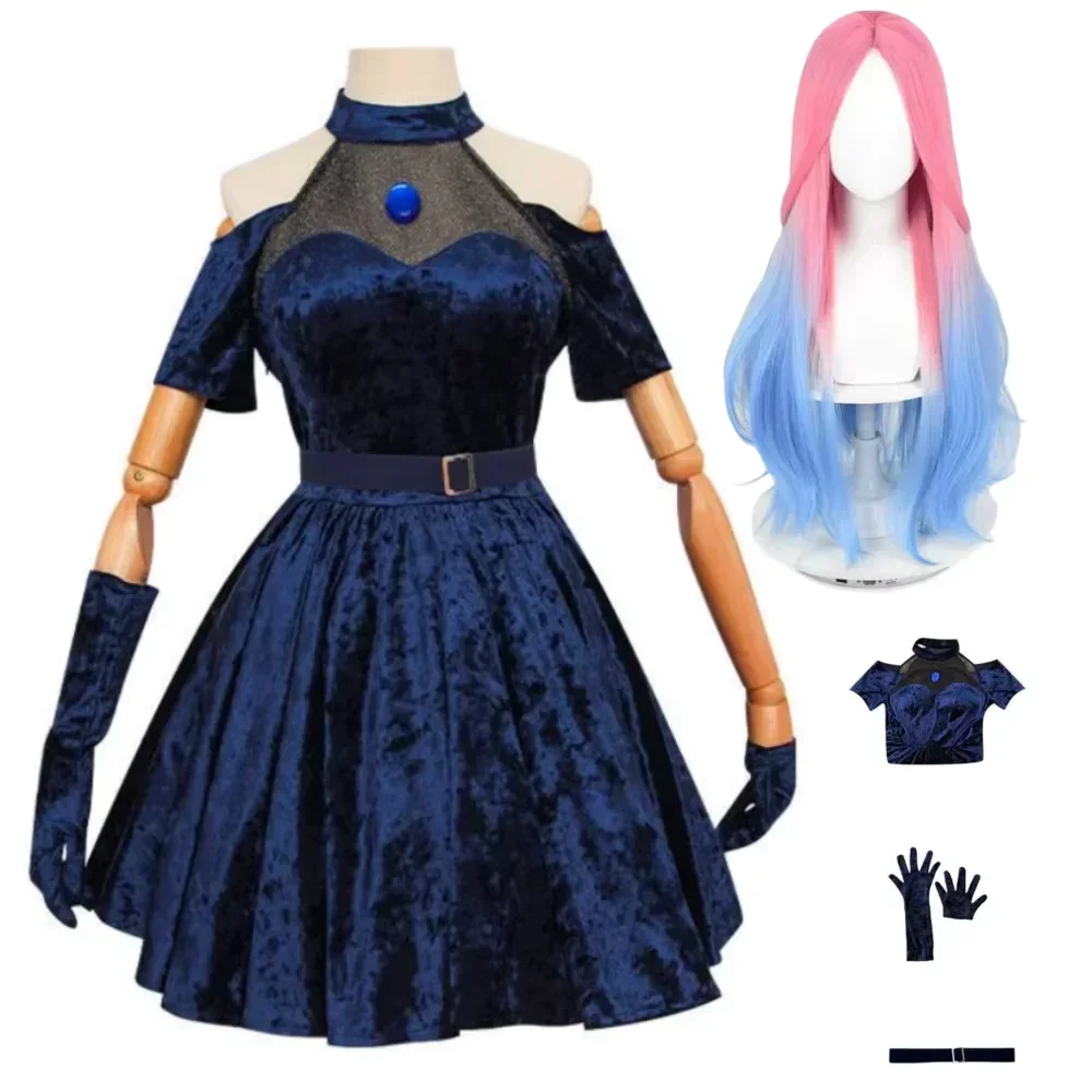 Anime Cosplay Blue Hair - زي ميزي التنكري، زي تنكري لشخصية