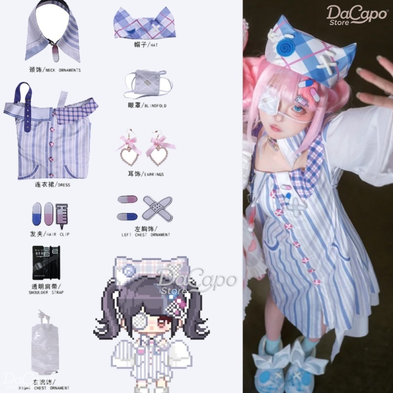 Anime Cosplay Idea - لعبة إنفينيتي نيكي أزياء تنكرية شعر