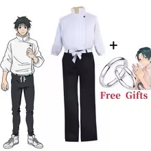 Anime Cosplay Couple - طقم أزياء تنكرية للأنمي: بلوزة بيضاء