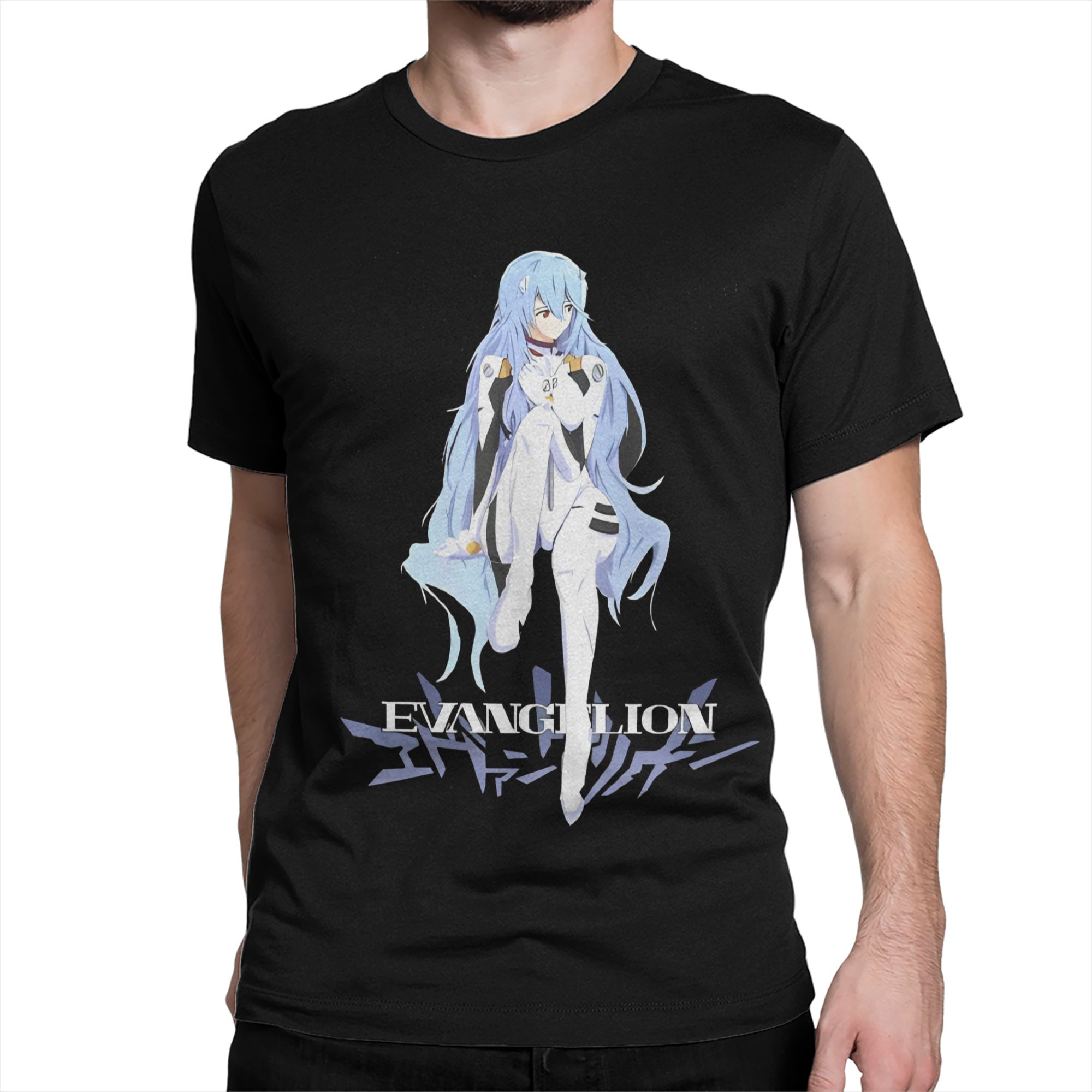 تي شيرت EVA Rei Ayanami للرجال - مراجعة Anime Cosplay Idea وسعره