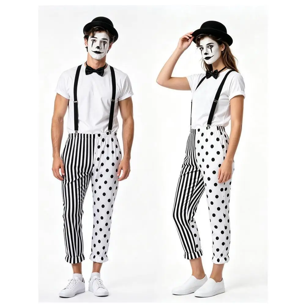 طقم ملابس مهرجين باللونين الأس - مراجعة Anime Cosplay Couple وسعره