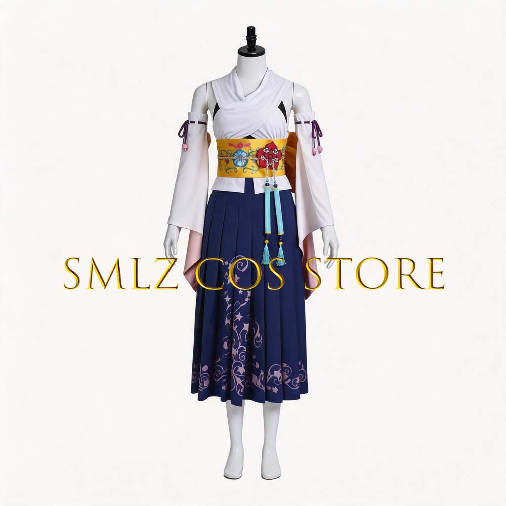 زي تنكري نسائي Smlz FFX يونا م - مراجعة Anime Cosplay Ladies وسعره