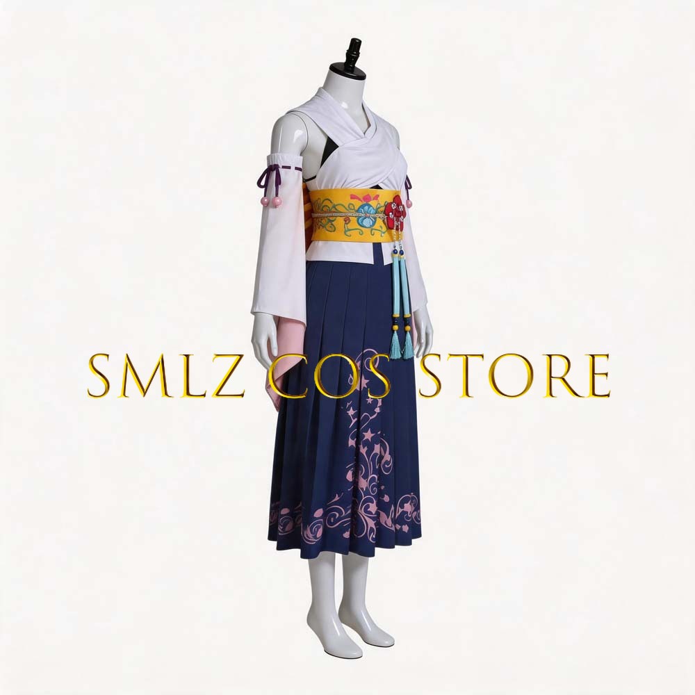 زي تنكري نسائي Smlz FFX يونا م - مراجعة Anime Cosplay Ladies وسعره