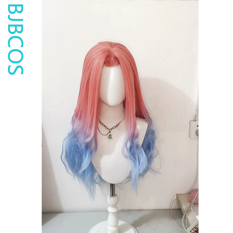باروكة أنيقة ‌ باروكة ميزي كوس - مراجعة Anime Cosplay Blue Hair وسعره