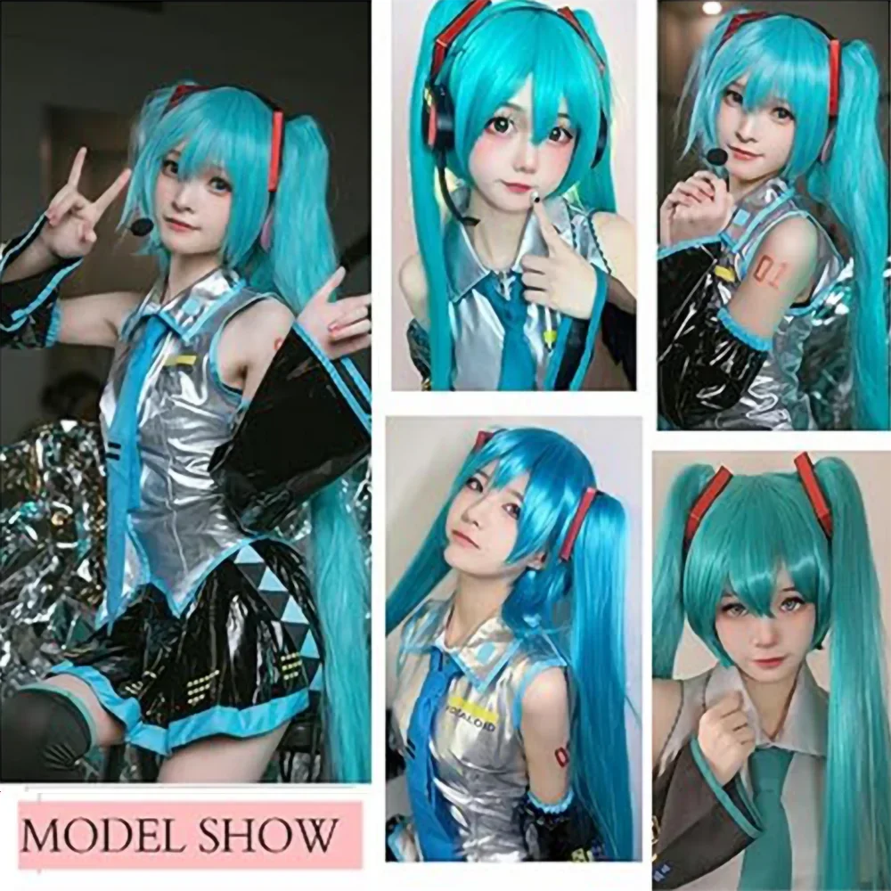 باروكة تنكرية لميكو 2026 بطول  - مراجعة Anime Cosplay Blue Hair وسعره