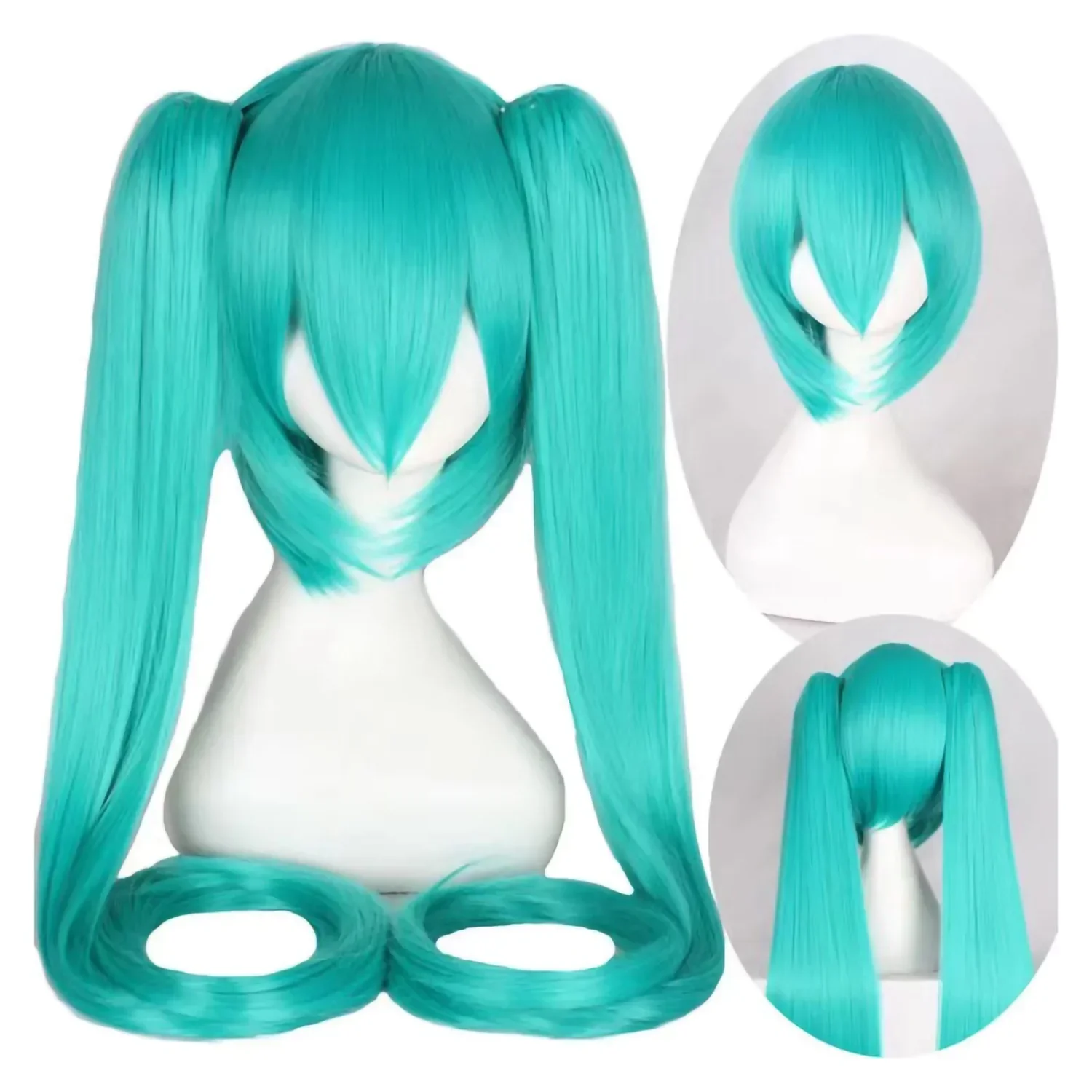 باروكة تنكرية لميكو 2026 بطول  - مراجعة Anime Cosplay Blue Hair وسعره