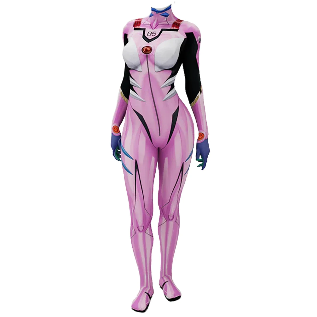 أزياء أنيمي إيفا 05 ماكينامي ا - مراجعة Anime Cosplay Jumpsuit وسعره