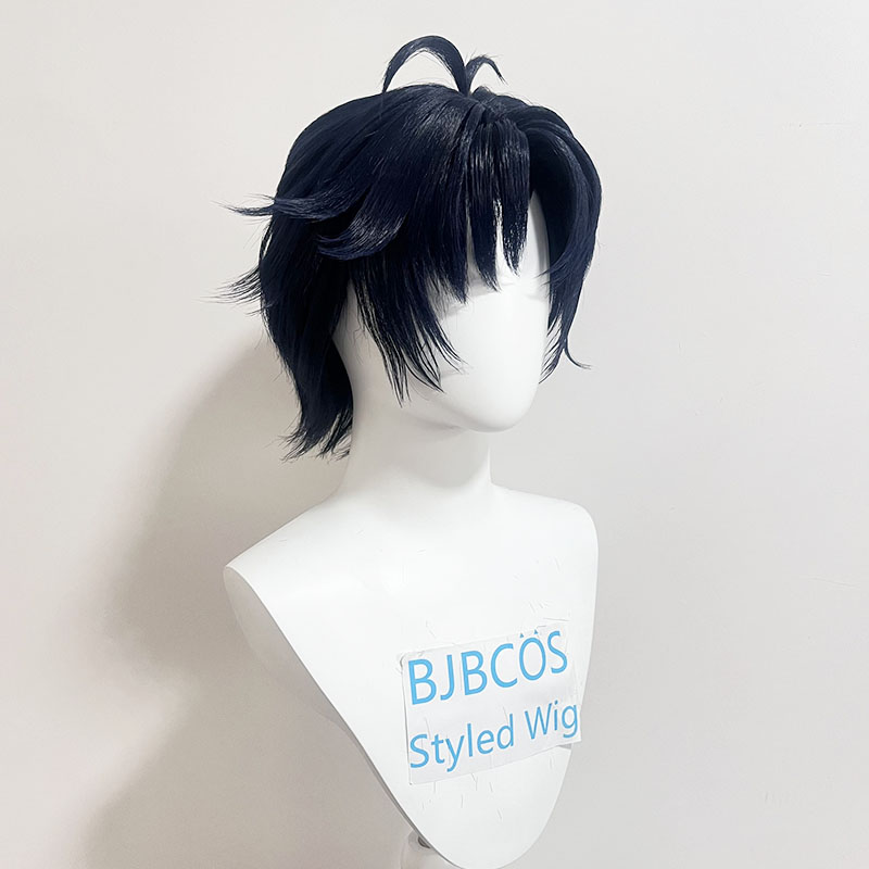 [شعر مستعار أنيق] شعر مستعار أ - مراجعة Anime Cosplay Blue Hair وسعره