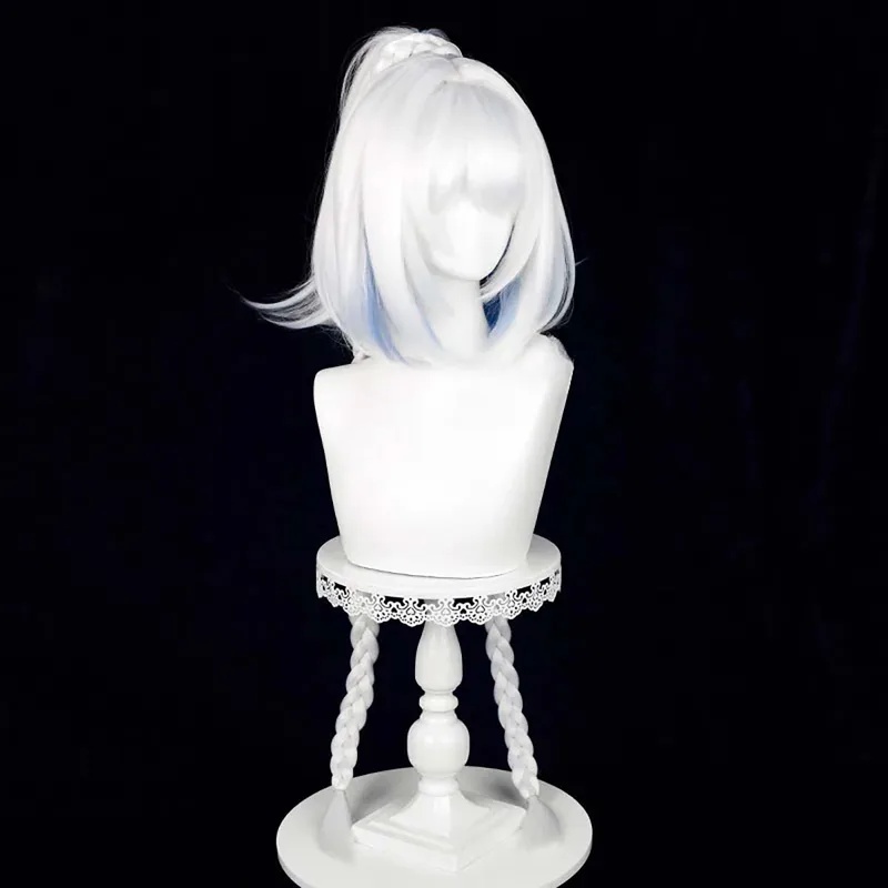باروكة شعر طويلة من Le Cool Ge - مراجعة Anime Cosplay Blue Hair وسعره