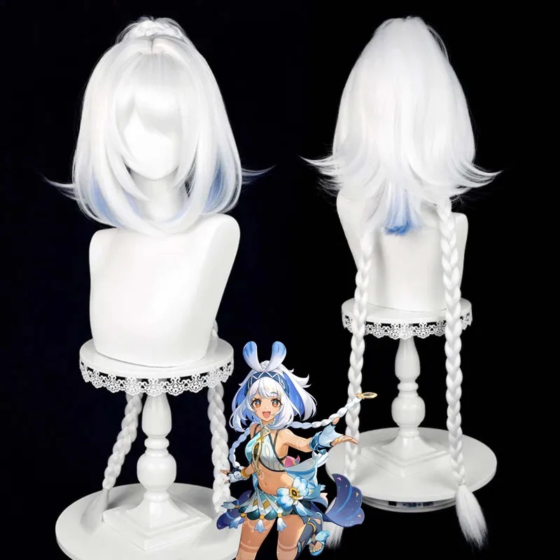 باروكة شعر طويلة من Le Cool Ge - مراجعة Anime Cosplay Blue Hair وسعره