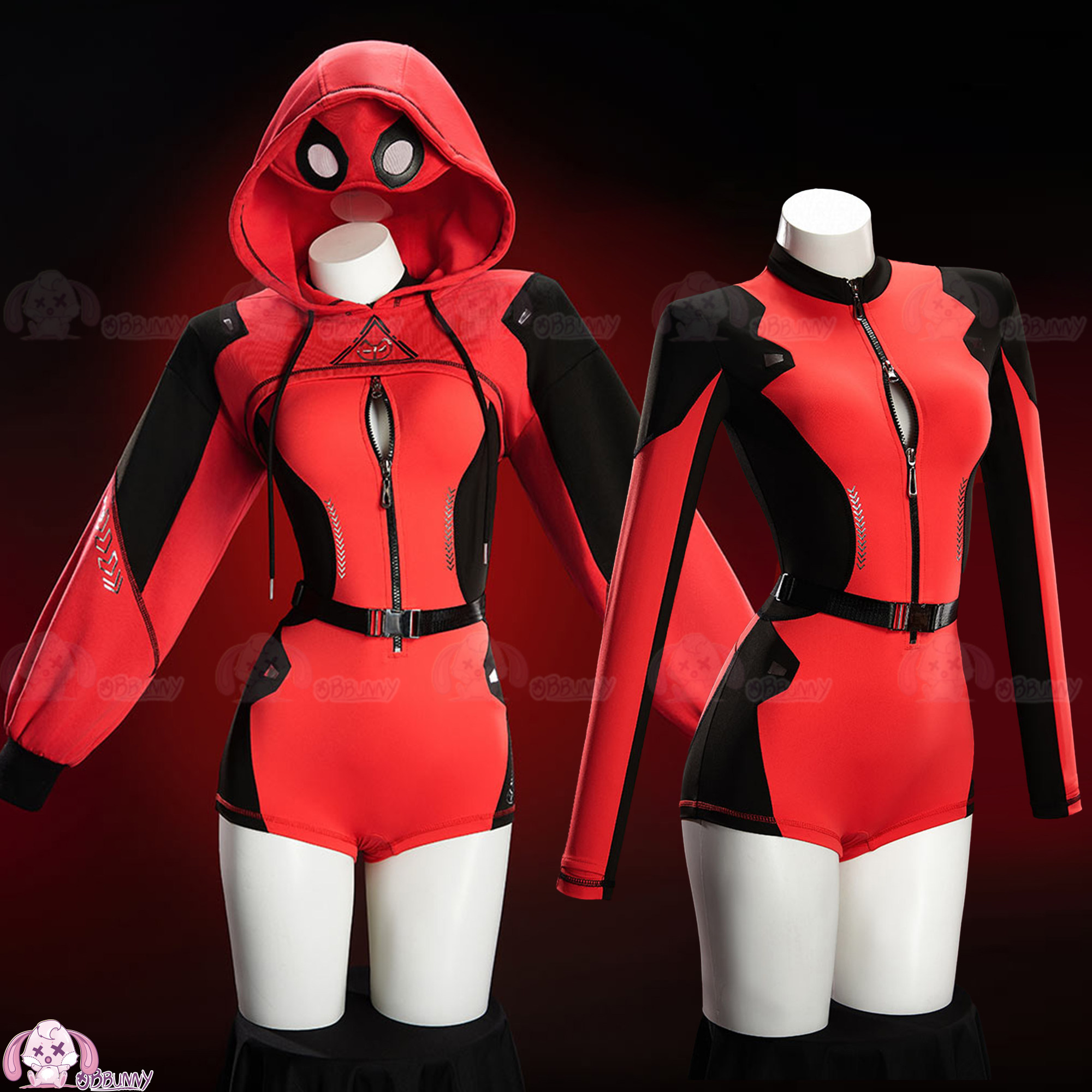 زي تنكري DeadPooing للهالوين و - مراجعة Anime Cosplay Jumpsuit وسعره